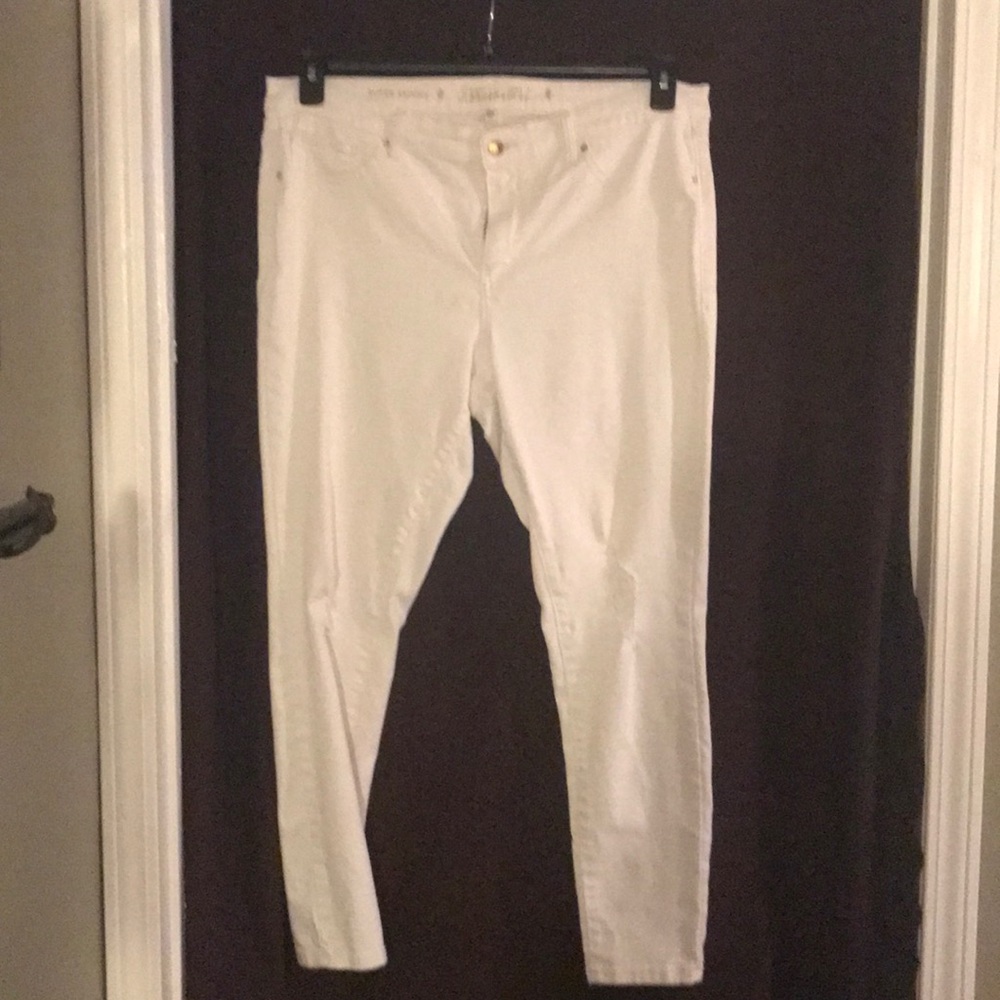 White Distressed Jeans